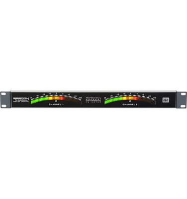 SES-VUA-1RU Balanced Stereo Analog Audio Reference VU Meter Controlled Ballistic 40-LED per Channel Display